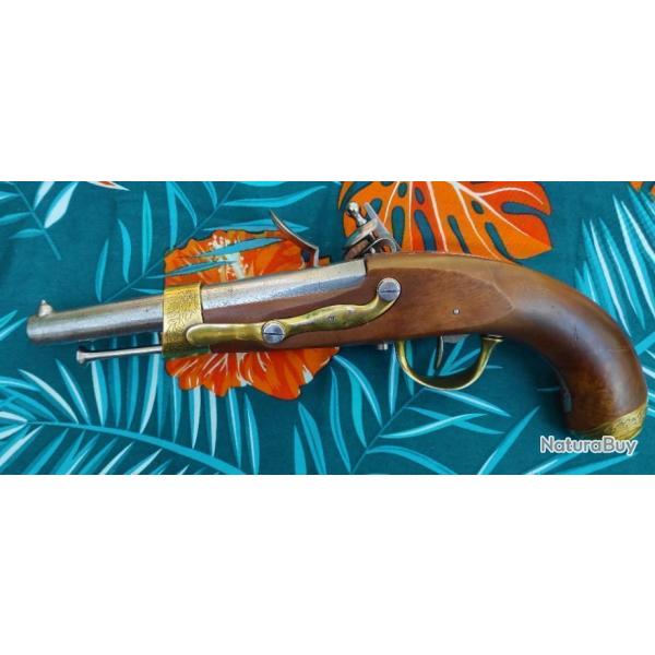 Pistolet  Silex  pr XXe (1960)......  (avec canon d'origine  de1822) Payement en 3 fois Maxi