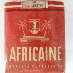PAQUET DE CIGARETTES MILITAIRES AFRICAINE / ARMEE D'AFRIQUE ANNEES 40 / 50