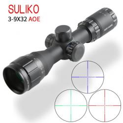 SULIKO - 3-9x32 AOL, lunette de chasse tactique, point rouge et vert LIVRAISON GRATUITE !!!