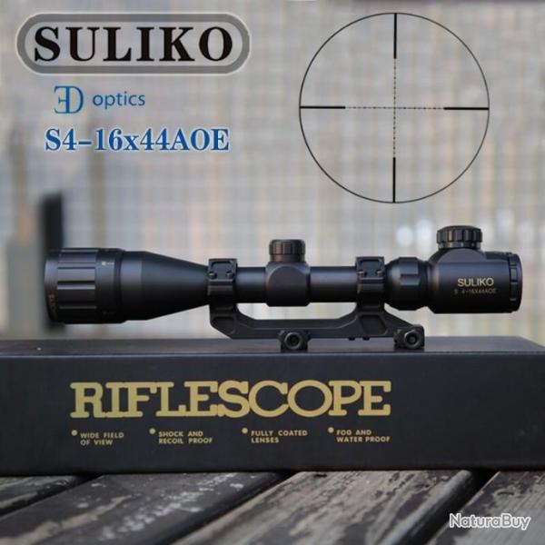 SULIKO S4-16x44 optique tactique vue vert rouge clair LIVRAISON GRATUITE !!!