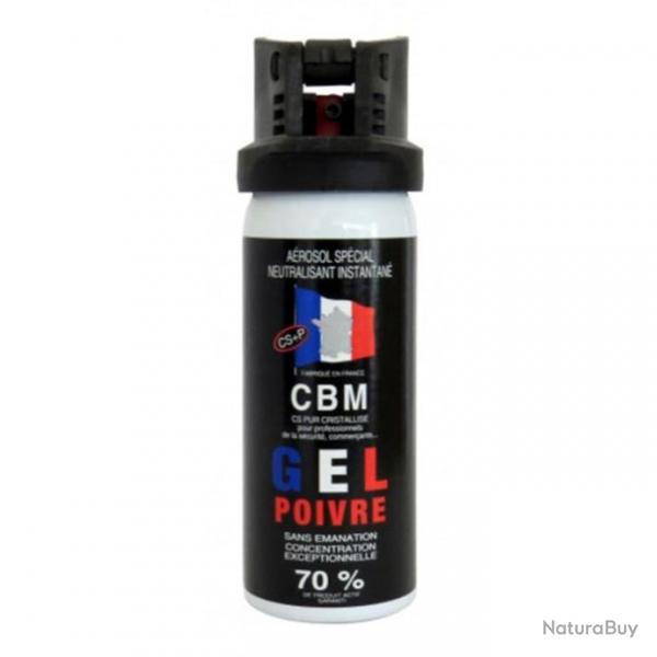 Bombe au poivre CBM Red pepper Clapet 75 ml / Par 1 - 50 ml / Par 1