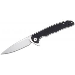 Couteau CJRB Cutlery Briar Black Lame Acier D2 Manche G10 Linerlock Clip J1902BKF