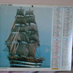 2 calendriers 1991 et 1993 vues de voiliers