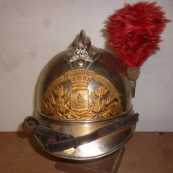 casque de pompier officier 1885