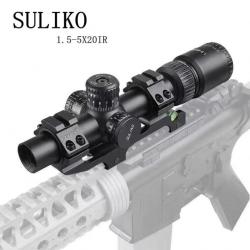 SULIKO - lunette de chasse 1.5-5 × 20IR LIVRAISON GRATUITE!!