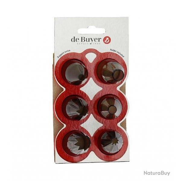 Lot 6 douilles pour piston "Le Tube" [De Buyer]