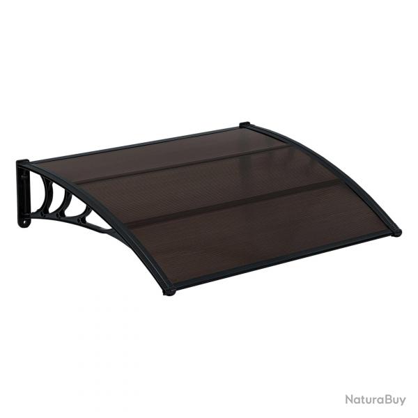 Auvent de porte d'entre marquise d'accueil rsistante aux intempries ABS polycarbonate aluminium