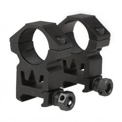 Anneau Haut 25mm (Set 2pcs) Noir (Theta Optics)