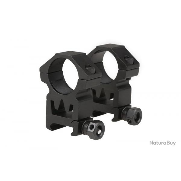 Anneau Haut 25mm (Set 2pcs) Noir (Theta Optics)