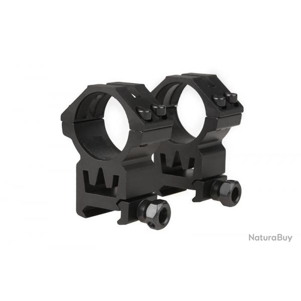 Anneau Haut 30mm (Set 2pcs) Noir (Theta Optics)