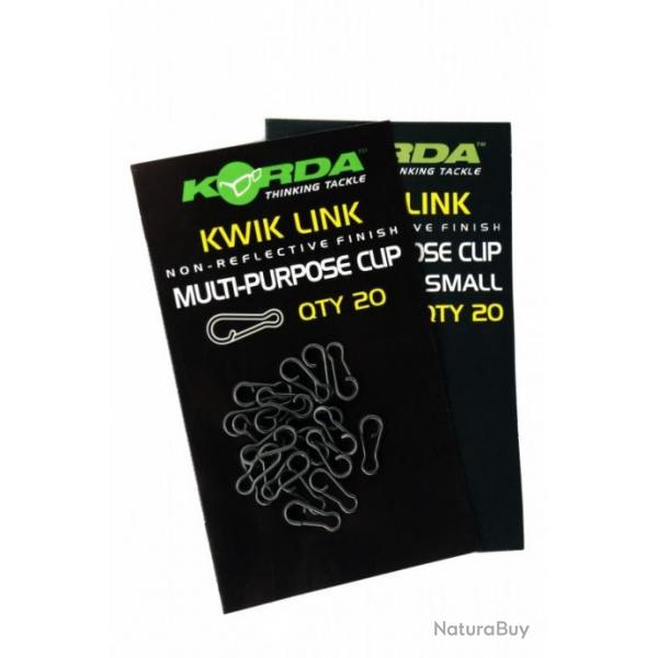 KORDA KWICK LINK NOIR 20 PIECES