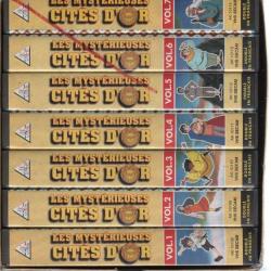 Les mystérieuses cités d'or , intégrale  coffret 7 cassettes VHS  + livre