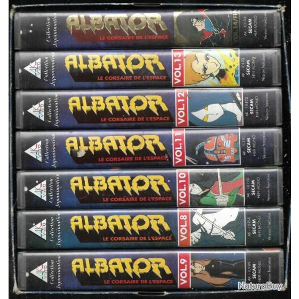 albator intgrale en 2 coffrets soit 14 vhs soit cassettes vidos pas dvd