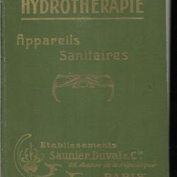 catalogue appareils sanitaires saunier duval hydrothérapie , plomberie, très ancien vintage
