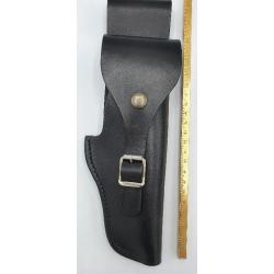 Holster cuir marque : "SPJ" - 9mm droitier.
