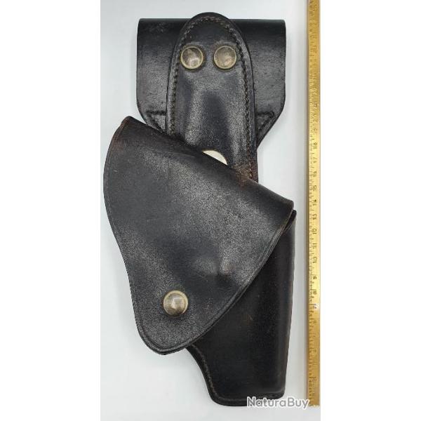 Holster cuir marque : " Leather Holsters" pour rvolver .