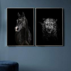 Tableau Peinture Impression sur Toile Animaux, Modele: 11, Taille: 60x90cm