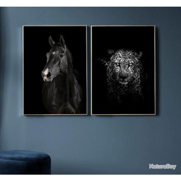 Tableau Peinture Impression sur Toile Animaux, Modele: 11, Taille: 60x90cm