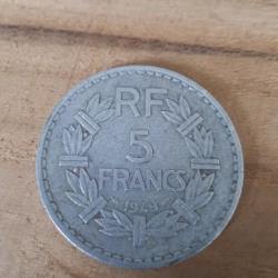 5 francs  1949