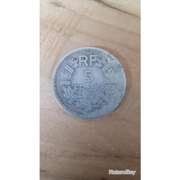Monnaie de 5 francs 1946