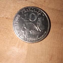 10 francs 1986 Jimenez