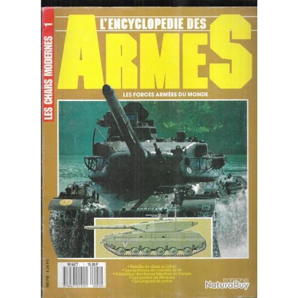 les chars modernes encyclopdie des armes n 1. atlas