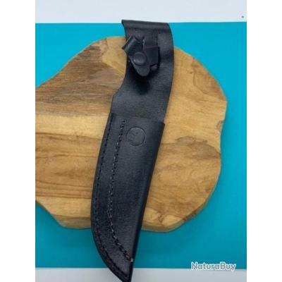 Fourreau de protection cuir pour couteau de poche 9cm