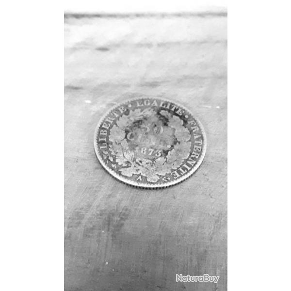 RARE Monnaie 50 centimes CERES 1873
