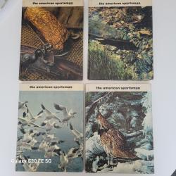 The American Sportsman Pêche Et Chasse Usa 1970 lot de 4 livres