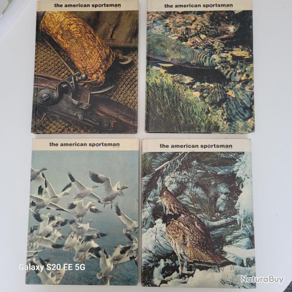 The American Sportsman Pche Et Chasse Usa 1970 lot de 4 livres