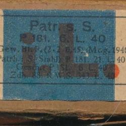 Boite vide 7,92 MAUSER WW2 Originale 4