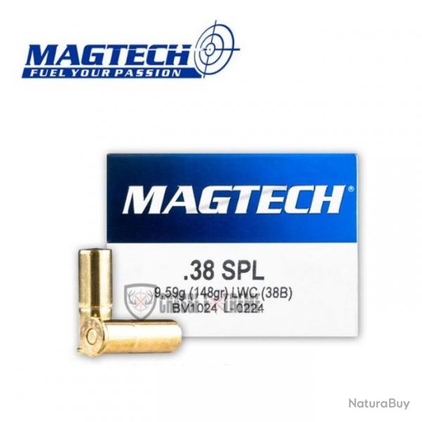 50 Munitions MAGTECH cal 38SPL 148GR LWC