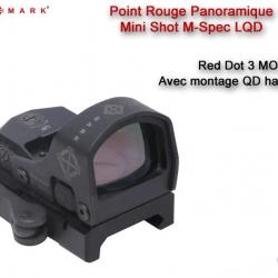 Point Rouge Sightmark Mini Shot M-Spec LQD - 3 MOA - Montage QD