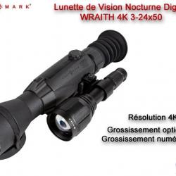 Lunette Sightmark de Vision Nocturne Digital WRAITH 4K Max 3-24x50