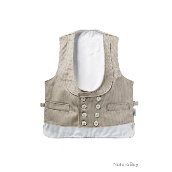 Gilet de charpentier en velours avec dos rallong M