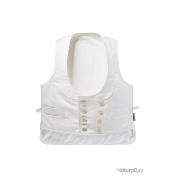 Gilet de tailleur de tailleur de pierre en moleskine blanc M