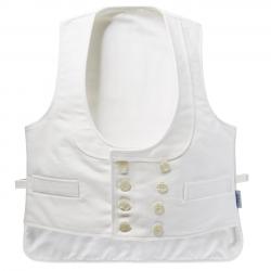 Gilet de tailleur de tailleur de pierre en moleskine blanc XXL