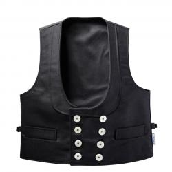 Gilet moleskine charpentier noir M