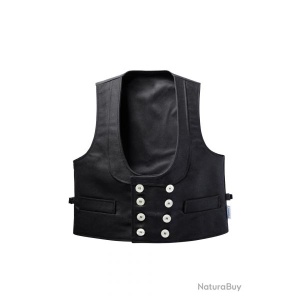 Gilet moleskine charpentier noir L