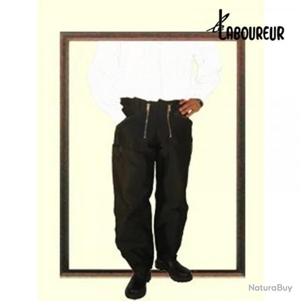 Pantalon largeot Allemand moleskine  passants Le Laboureur 38 Entrejambe 90 cm Sans genouillres