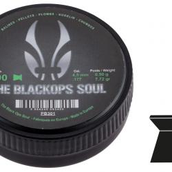 Plombs The Black Ops Soul Tête Plate Calibre 4.5 MM