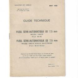 MAS 49/56 & 49/56 MSE  Guide Technique MAT1032