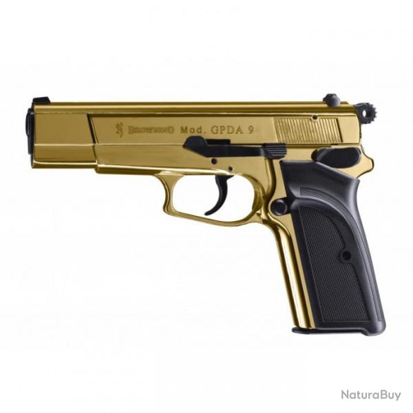Pistolet  blanc Browning GPDA 9 Cal.9mm PAK - GOLD