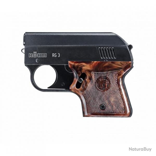Pistolet  blanc Rohm RG 3 cal 6mm Flobert
