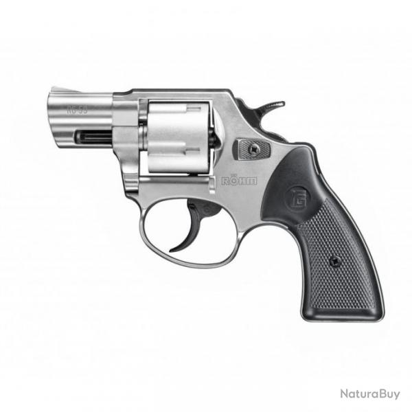 Revolver  blanc Rohm RG 59 cal 9mm RK - Alu chrome