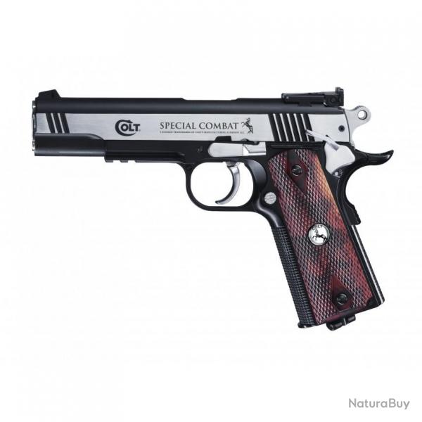 Pistolet SP Combat classic Colt CO2 cal. BB/4.5 Dark ops