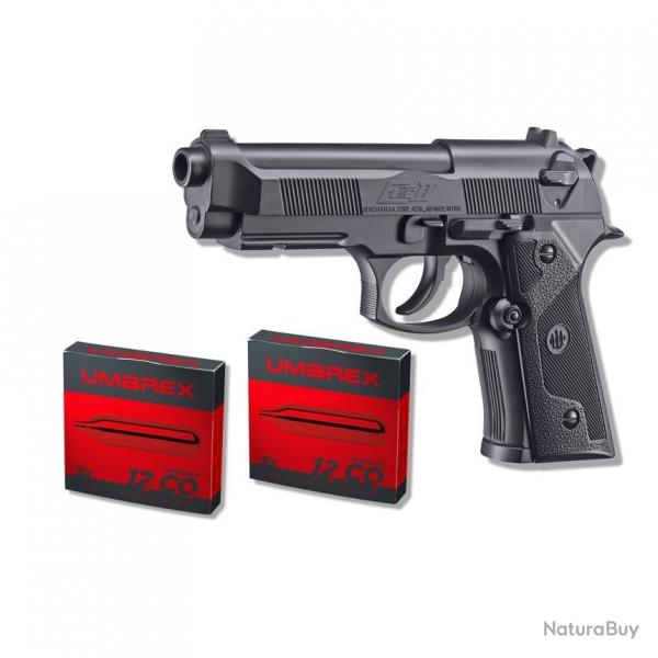 pistolet BERETTA ELITE 4.5 + 2 BTS CO2 UMAREX PAR 5
