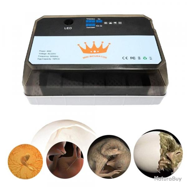 Incubateur Couveuse Automatique Pro, Modele: 12 Oeufs