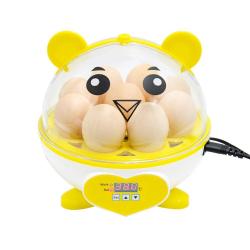 Incubateur Couveuse Semi Automatique 9 oeufs, Couleur: Jaune