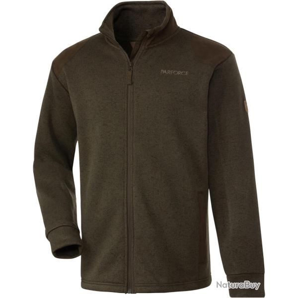 Veste polaire tricote Eifel (Couleur: Olive mlang, Taille: 4XL)